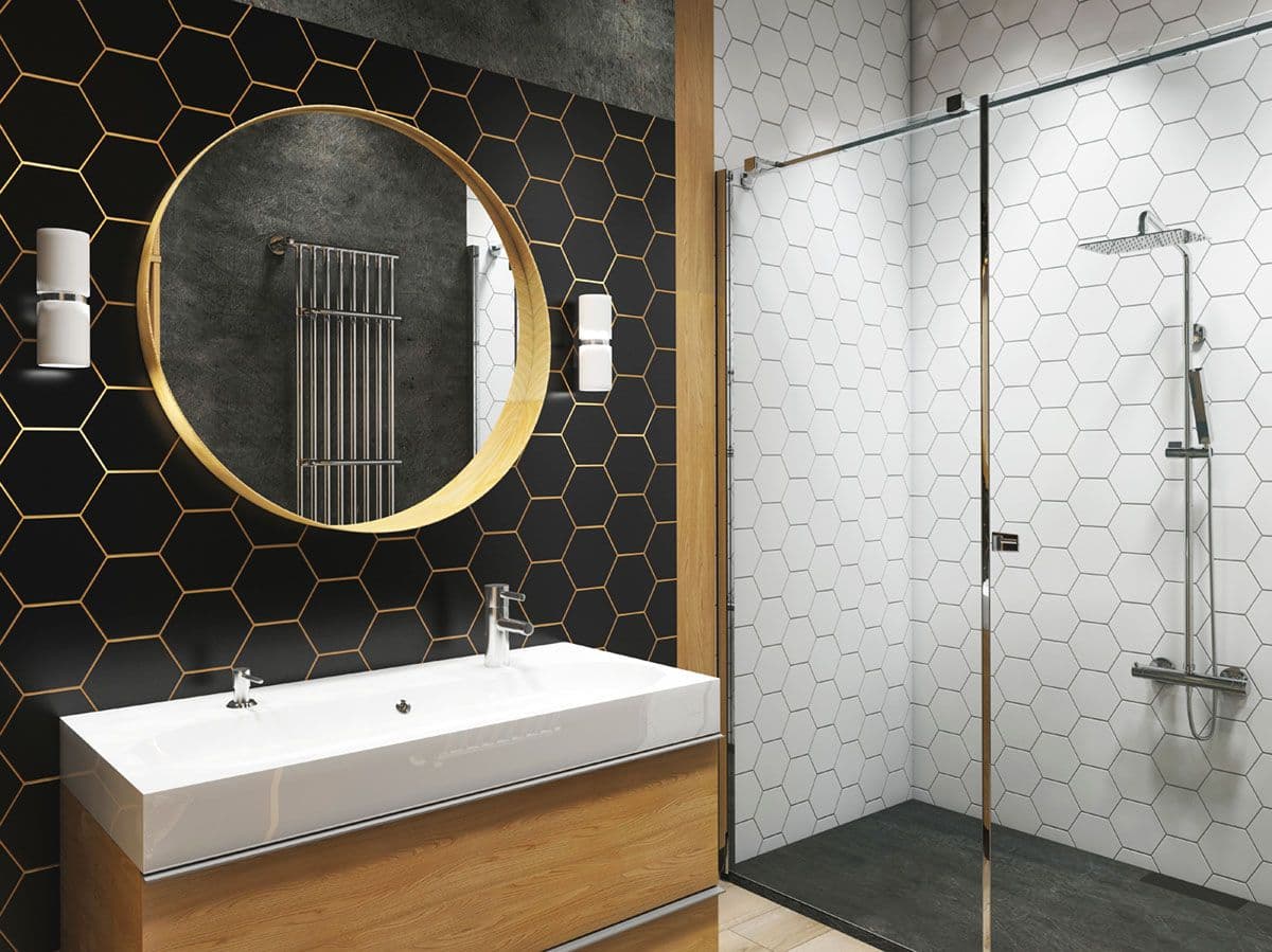 Geometric tile patterns