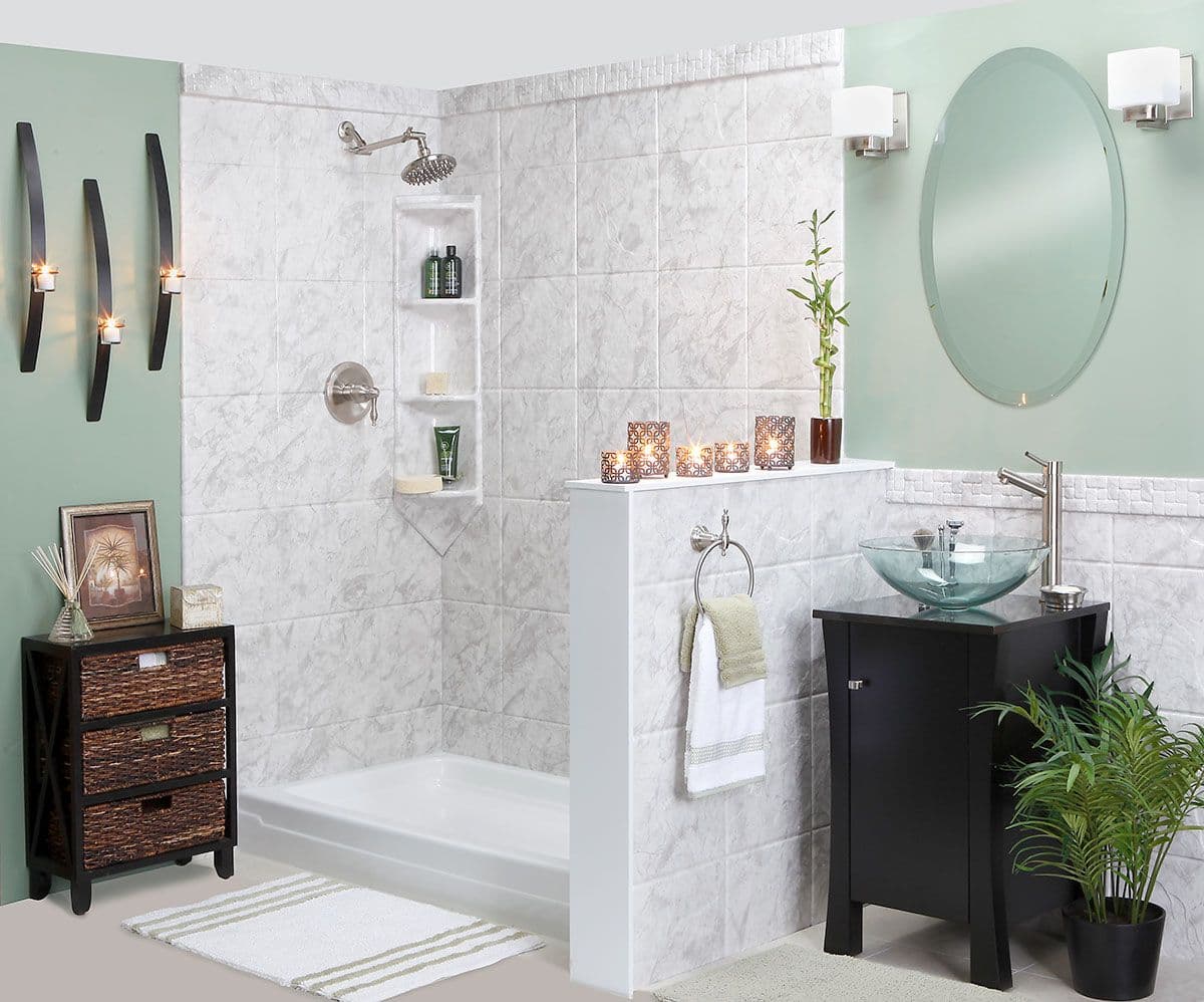 TBS arctic whit shower panels image