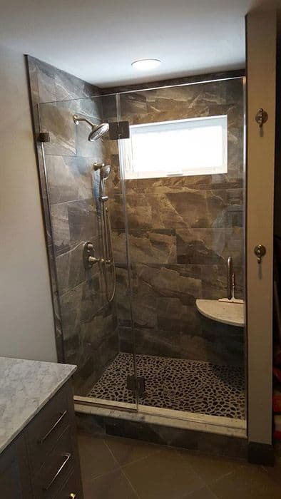 Hinged Off Panel Shower Doors