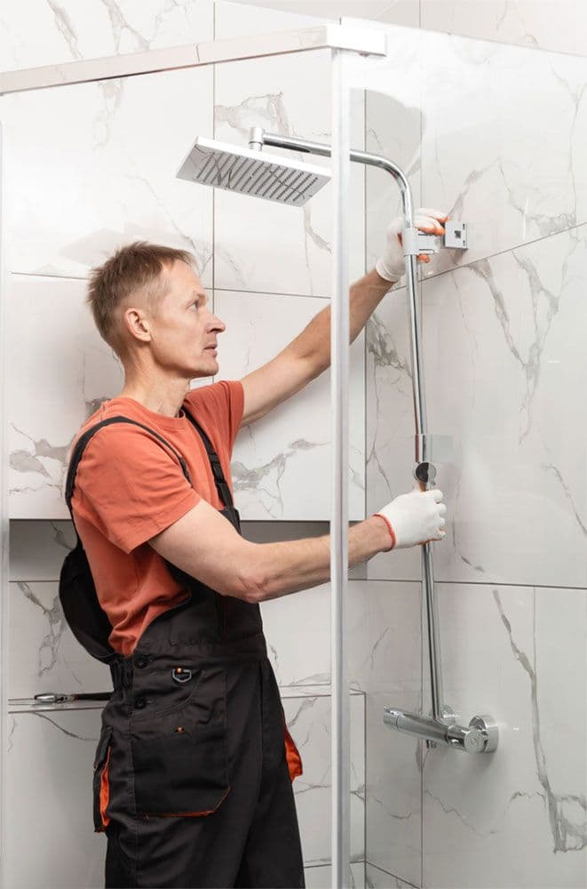 Total Bath Systems installs fixtures, custom shower doors, acrylic panels and much more 