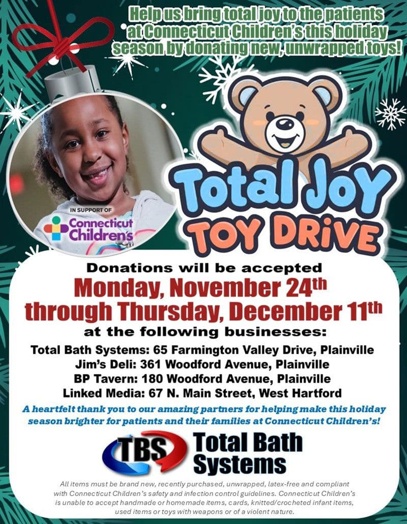 Total Bath total Joy Toy Drive