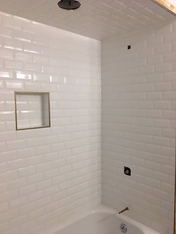 White Bathroom Wall Tiles