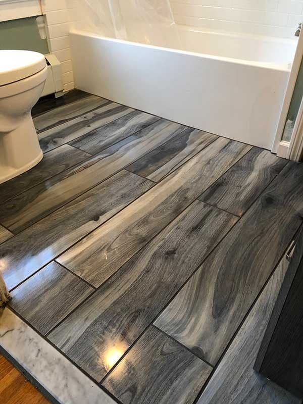 Wood Effect Bathroom Tiles