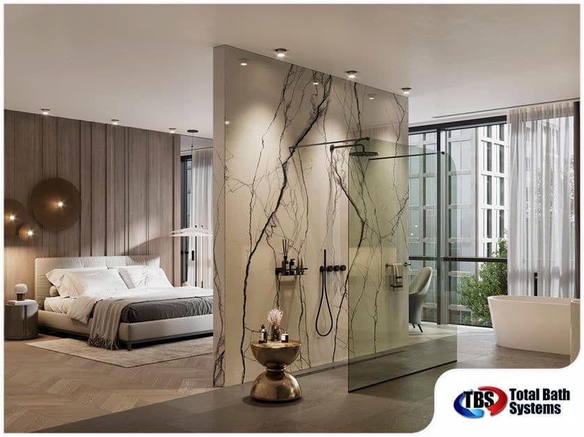 Open-Concept Bathrooms