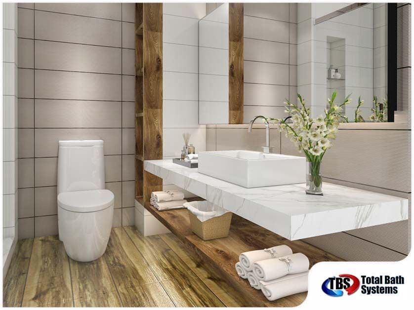 Maximize Space in a Powder Room