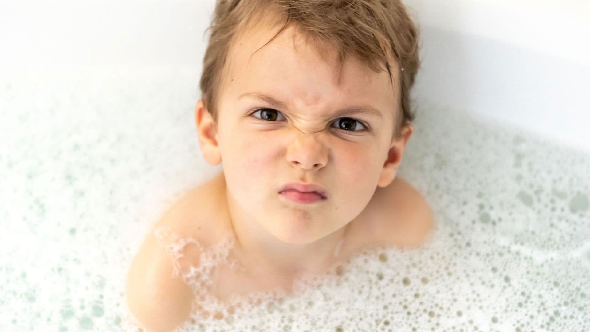 Angry Toddler Bath time