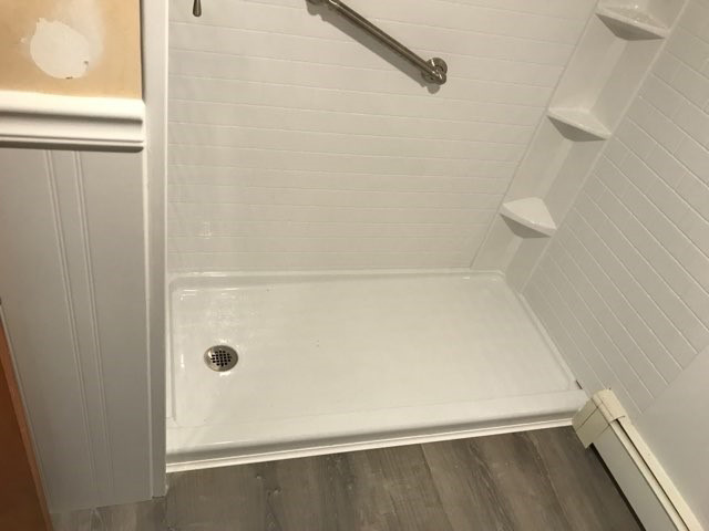 After Tub to Shower Conversion